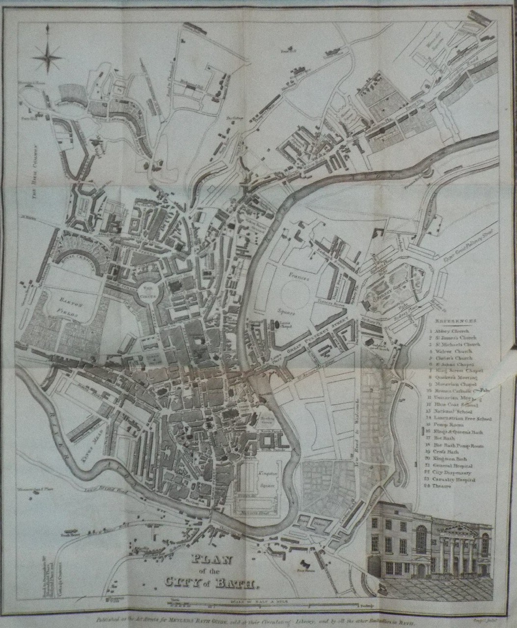 Map of Bath - Bath